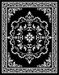Classic Floral Inlaid Border Rug