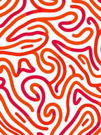 Vibrant Swirls Abstract Pattern Rug
