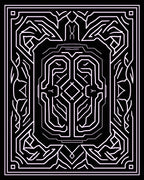 Abstract Linear Geometric Pattern Rug