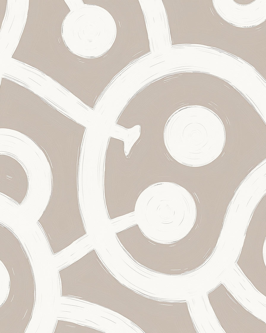 Classic Swirls Contemporary Patterned Rug