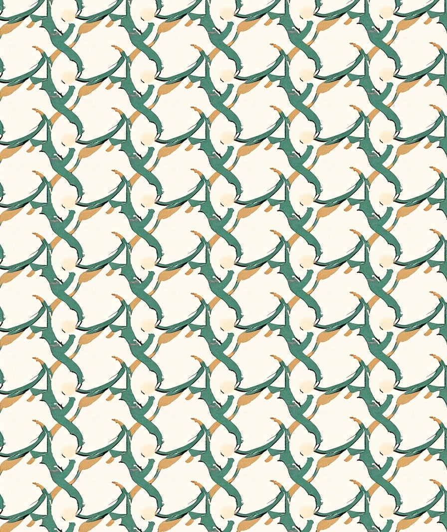 Abstract Interlocking Pattern Rug