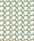 Abstract Interlocking Pattern Rug