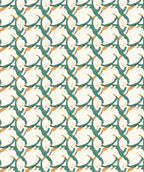 Abstract Interlocking Pattern Rug