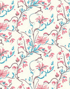Vintage Floral Vine Pattern Design Rug