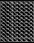 Modern Black White Geometric Pattern Rug