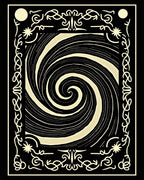 Abstract Swirl Pattern Decorative Rug