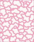 Playful Pink Cloud Pattern Rug