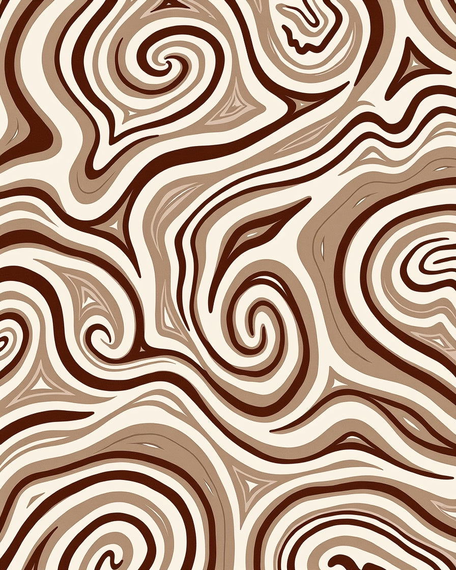 Mottled Swirl Earth Tones Rug
