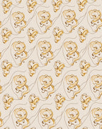 Abstract Swirls Organic Pattern Design Rug