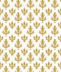Gold Art Deco Fan Pattern Rug