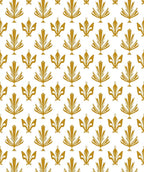 Gold Art Deco Fan Pattern Rug