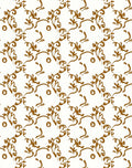 Brown Flourish Pattern Design Rug