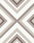 Geometric Chevron Neutral Tones Design Rug
