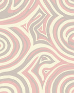 Curvy Abstract Swirl Pattern Rug