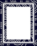 Navajo-Inspired Border Pattern Rug