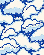 Groovy Cloud Pattern Rug