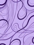 Flowing Abstract Purple Lilac Swirls Rug