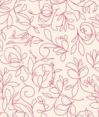 Minimalist floral vine pattern Rug