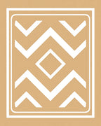 Chevron Diamond Geometric Pattern Rug
