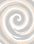 Swirling Abstract Neutral Tones Rug