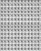 Abstract Grid Pattern Design Rug