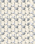 Chipped Stone Geometric Pattern Rug