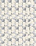 Chipped Stone Geometric Pattern Rug
