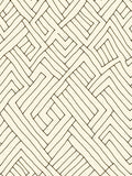 Hand Drawn Interlocking Geometric Pattern Rug