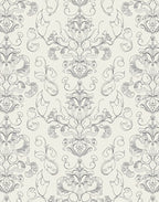 Ornate Floral Scroll Pattern Design Rug