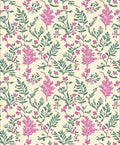 Shabby Chic Floral Vine Print Rug