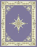 Ornate Floral Scroll Patterned Rug