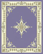 Ornate Floral Scroll Patterned Rug