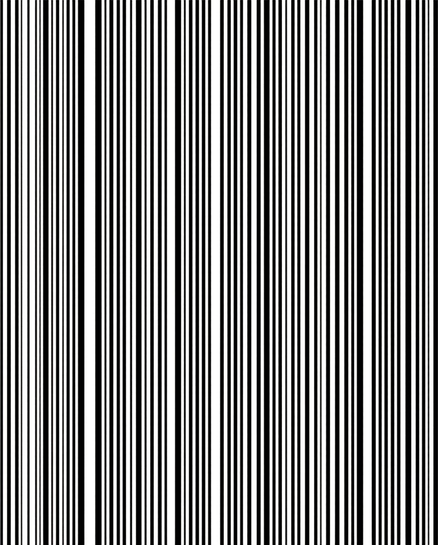 Modern Black White Stripe Pattern Rug