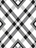 Monochromatic Diagonal Interlocking Lines Rug