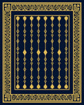 Art Deco Geometric Pattern Rug