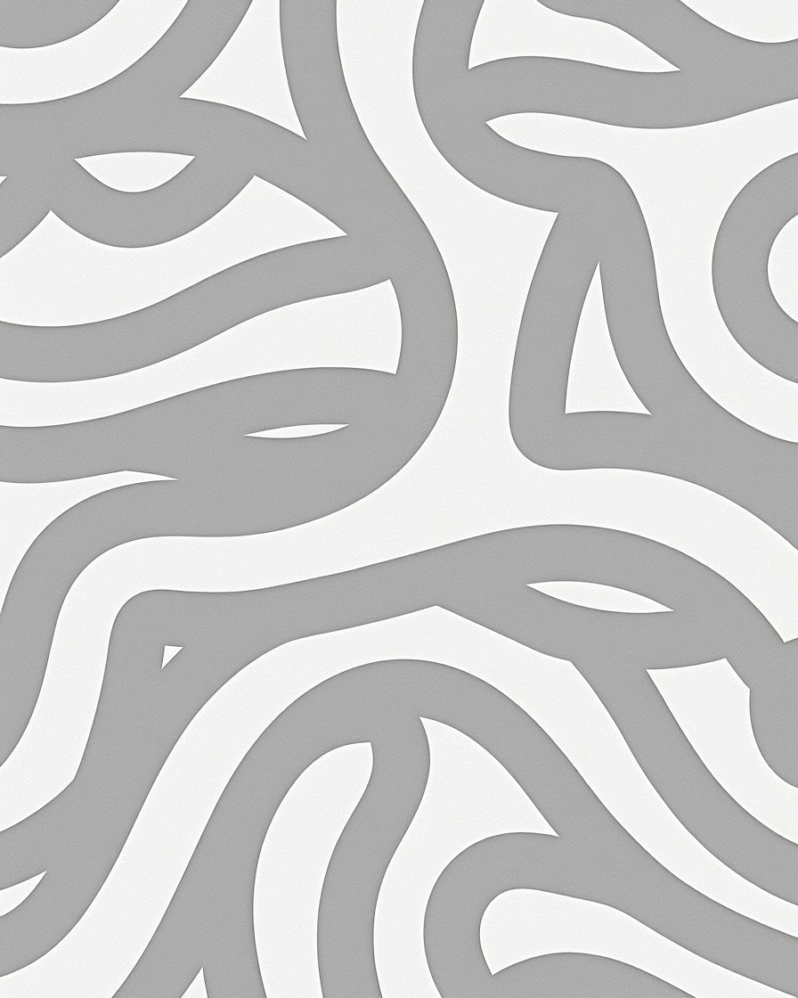 Abstract Swirl Stripe Pattern Design Rug