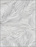 Contour Line Abstract Pattern Rug
