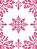 Floral Medallion Border Design Rug