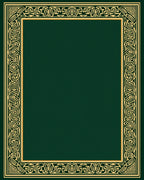 Intricate Gold Border Deco Rug