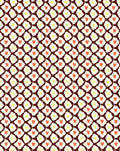Quaint Red Hearts Cream Pattern Rug