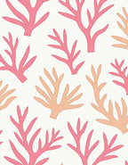 Coral Branch Pattern Abstract Rug