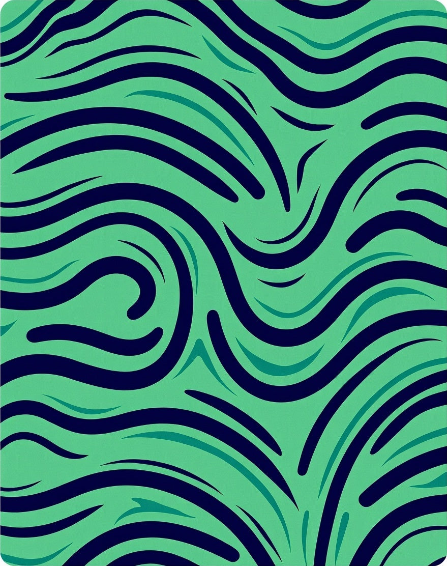 Bold Swirls Abstract Pattern Design Rug
