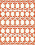 Intricate Red Ivory Geometric Pattern Rug