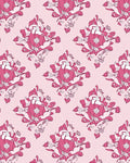 Pink Floral Medallion Repeat Rug