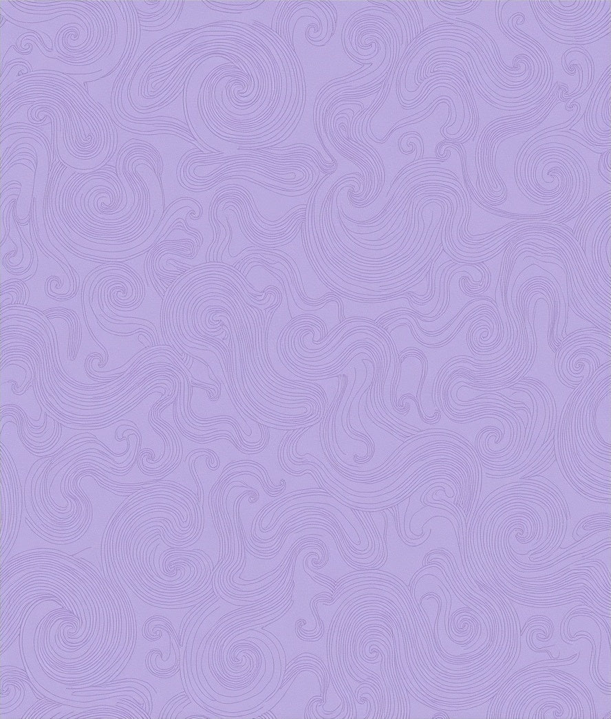 Lavender Swirl Pattern Design Rug