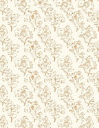 Ornate Floral Sketch Pattern Rug