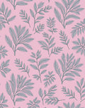 Pink Tropical Leaf Pattern Design Rug