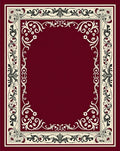 Classic Floral Border Design Rug