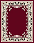 Classic Floral Border Design Rug