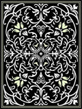Classic Flourish Leaf Arabesque Design Rug
